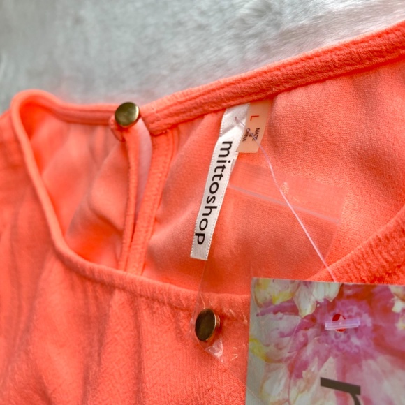 Red Dress Boutique Orange Shift Dress Size Large - Picture 10 of 13